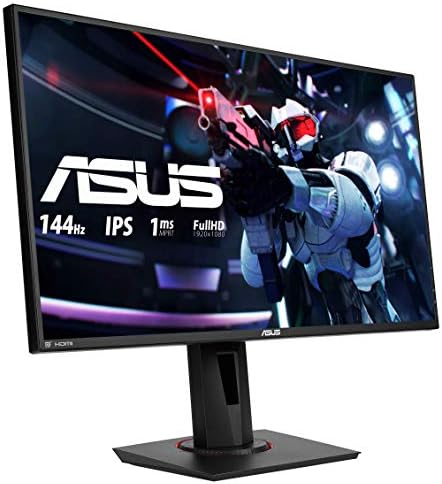 ASUS VG279Q, 27 InchFHD (1920 x 1080) Gaming monitor, IPS, up to 144Hz, 1ms MPRT, DP, HDMI, DVI, FreeSync, Low Blue Light, Flicker Free, TUV Certified