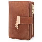 HNOOM Portefeuille Porte Monnaie Femme Pochettes et Clutches (Marron)