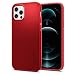 Produktbild Spigen Thin Fit Hülle Kompatibel mit iPhone 12 Pro und Kompatibel mit iPhone 12 -Rot