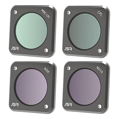 Alever DJI Action2�p�̐V���������Y�t�B���^�[ (UV CPL ND16 32)