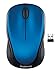 Logitech M317 Wireless Mouse, 2.4 GHz with USB Receiver, 1000 DPI Optical Tracking, 12 Month Battery, Compatible with PC, Mac, Laptop, Chromebook - Blue