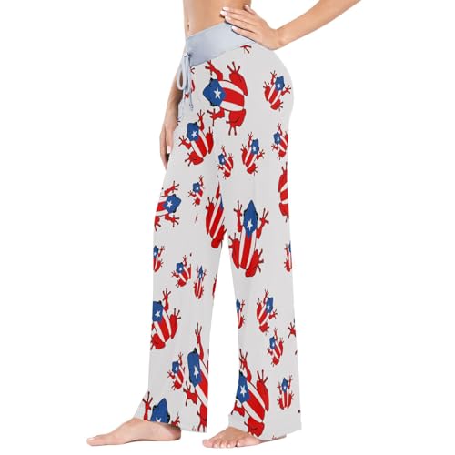 Women Pajama Pants,Soft Wide Leg Lounge Pjs Bottom Sleepwear For Holiday Family3