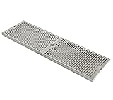 Kegco SESM-249D 24' x 9' Surface Mount Drip Tray with Drain