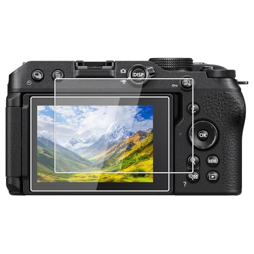 Image of Screen Protector for Nikon Z30, kinokoo 0.25 mm Tempered Glass Film with 9H Hardness Screen Protector Compatible with Nikon Z30 - Bubble-Free and Scratch-Resistant (Pack of 2)