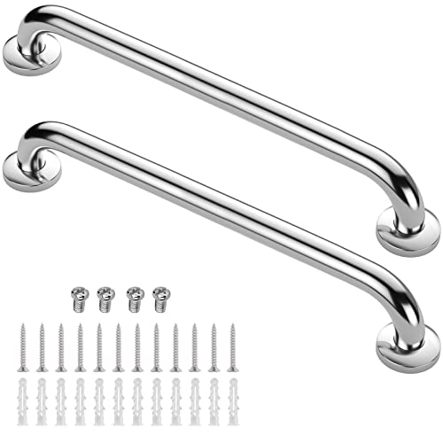 Gotega Shower Grab Bar 2 Pack36 Inch Stainless Steel Bathroom Grab Bar