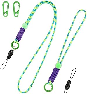 OOTSR 2PCS Green Universal Bluetooth Earphones Lanyard Hand Strap Universal Phone Cord Wrist Strap String Compatible with Wallet, Phone Cases, USB Flash Drives