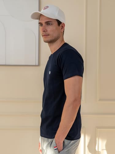 Image of Lux Cozi Men's Cotton Solid Regular Fit T-Shirt