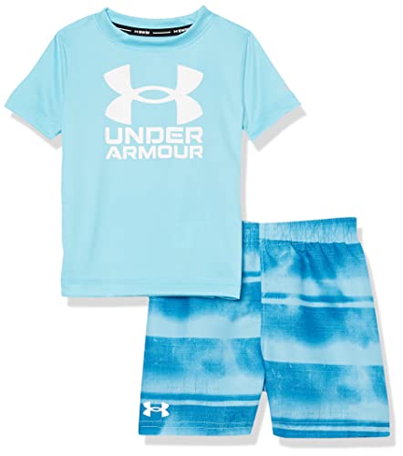 Under Armour Boys' Ua Volley Set, Fresco Blue Stripe Sp22, 7 #TOP6