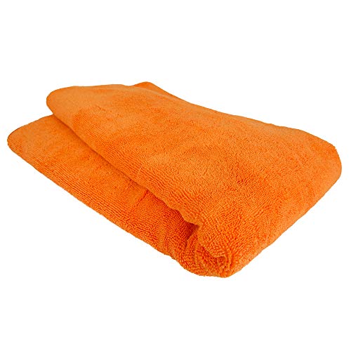 Chemical Guys Fatty Angry Orange Mikrofaser Trockentuch 90x60cm Seidenband Kratzfrei