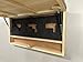 Bellewood Designs American Flag Challenge Coin Display Gun Concealment Decor - Handcrafted Wooden Gun Cabinets - Gun Shelf Hidden Storage for Rifles, Shotguns, & Handguns - Hidden Wall Safe