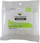 Surebonder H-195F Mini Fine Tip Hot Glue Gun (20 Watt) + Surebonder DT-100 All Temperature Mini 100 Glue Sticks (4-Inch)