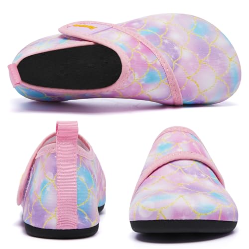 Racqua Toddler Kids Water Shoes Lightweight Swim Shoes Quick Dry Aqua Shoes Beach Pool for Boy's Girl's (Toddler/Little/Big Kid)3