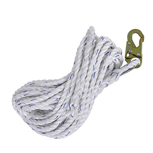 Peakworks Fall Protection Safety Lifeline Rope Grab, 100 ft Vertical