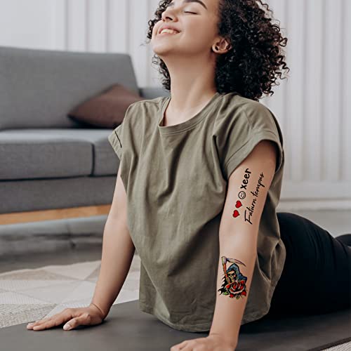 Mecolour Printable Tattoo Paper Temporary Sticker Paper 8.5" X 11"-10 Sheets, Transfer Decal Paper Diy Personalized Image Transfer Sheet For Skin, For Many Occasions; Birthday Gift, Wedding, Personalized Gift, Festival, Valentines Day, Anniversary, Gifts For Him Or Her, Etc. #TOP5