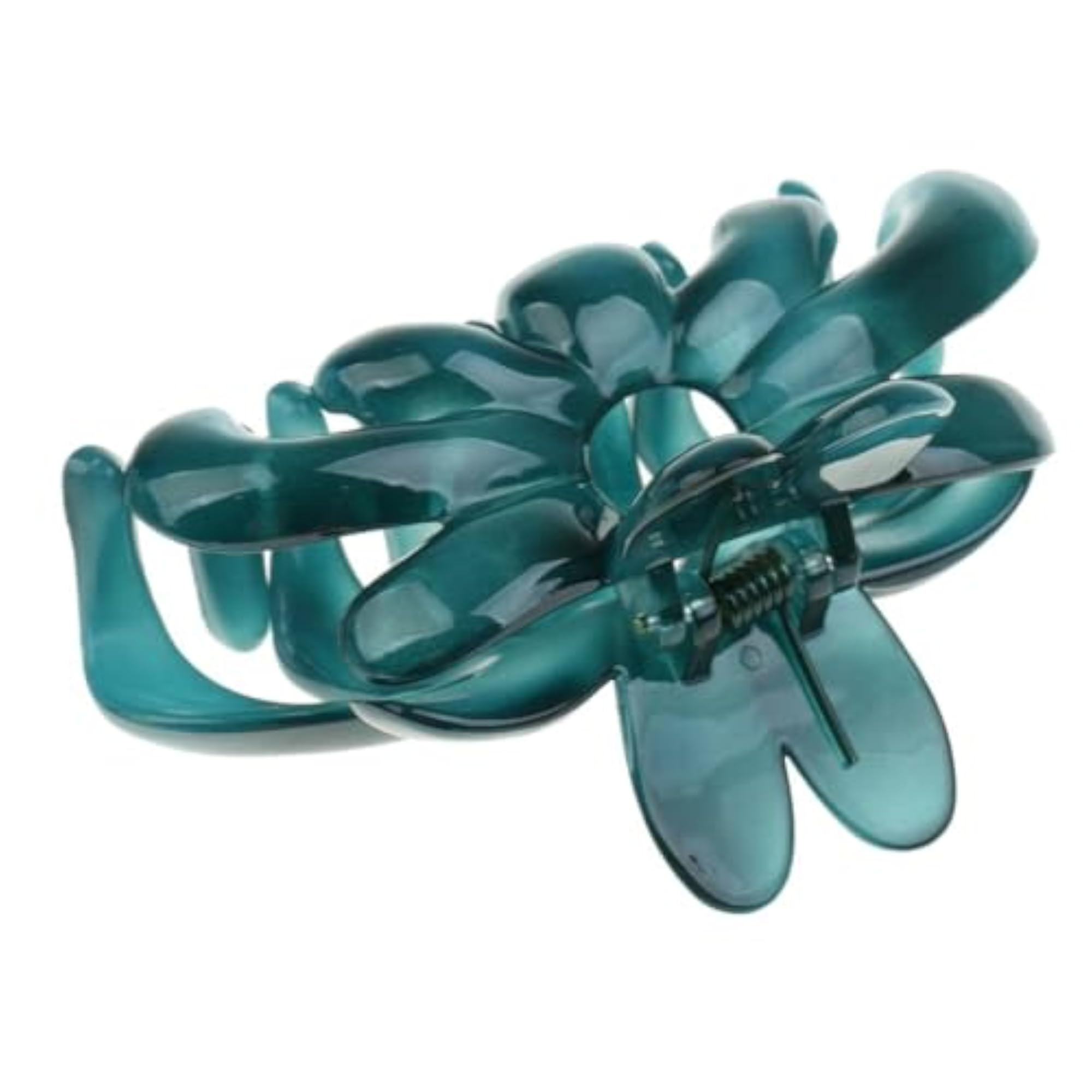 5x Simple Design Floral Gorgeous Color Acrylic Hair Claw Clip Accessory
