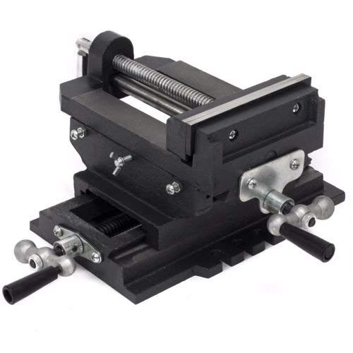 TNPSHOP 6" Cross Slide Drill Press Vise Metal Milling Vises Clamping 2 Way Clamp Vice