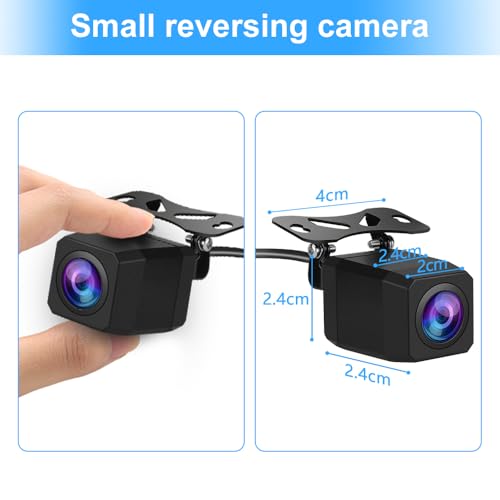 Image of Backup Camera for Car Stereo Radio 720P HD Reverse Camera Night Vision Function 140 Wide-Angle IP67 Waterproof Rear View Camera for Universal Cars /SUV /Trucks