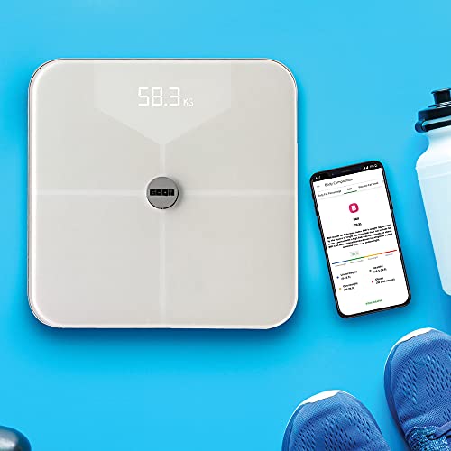 Image of GOQii Balance Digital Weighing Scale with 3 Months Personal Coaching |Complete Digital Body Composition Monitor Including BMI, Skeletal Muscle, Protein, Fat and Other Key Body Composition|