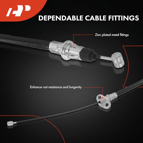 Cable de freno de estacionamiento trasero izquierdo Nissan Frontier 4