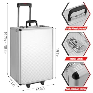 TLGREEN Set di Attrezzi 799 pezzi, Cassetta degli Attrezzi in Valigetta di Alluminio con Ruote, Kit di Riparazione per Fai da te, Strumenti Professionali Set Completo per Casa, Auto, Garage