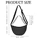KEYRI 1 PCS Media Luna Bolso Bandolera Nylon Bolso Bandolera para Cercanías Imagen de KEYRI 1 PCS Media Luna Bolso Bandolera Nylon Bolso Bandolera para Cercanías