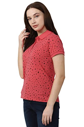 Image of Van Heusen Women's Cotton Regular Fit Polo T-Shirt