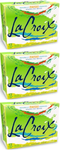 LaCroix Sparkling Water, Mango, 12 Fl Oz (pack of 36)