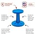 KORE Design Wobble Stool Chair, Girls + Boys Kid Desk Stools, Ergonomic Small Office Chairs, Flexible Seating for Active Child, ADD/ADHD, Classroom, School, Home, Kids (14in), Age 6-7 yrs, Blue