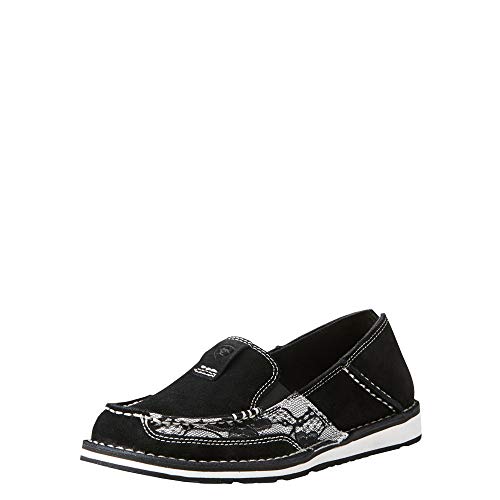 Image of Ariat Women's Cruiser Slip-on Shoe, Black Suede, 8 B US