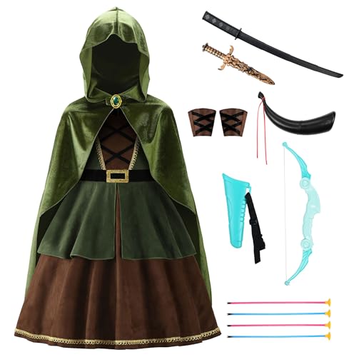 ReliBeauty Kids Archer Costume Girls 110