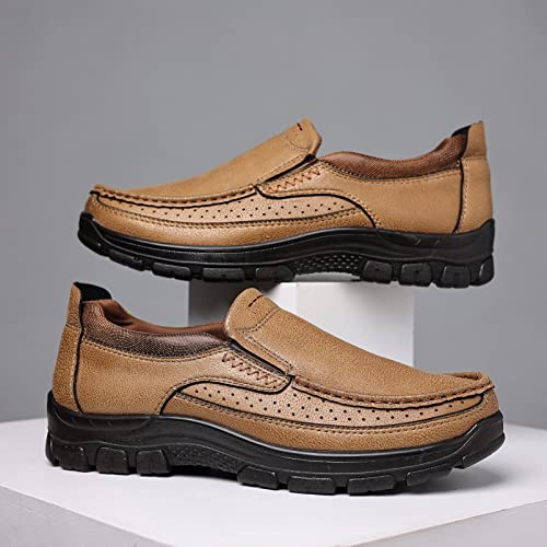 Image of Coramtty Men's Slip on Loafers Casual Shoes Soft Lightweight Slippers Breathable Comfort Dress Shoes for Male Walking Flat Outdoor