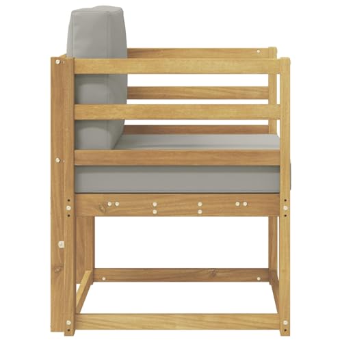 Canapé d'extérieur modulable en polyester coussins pour balcon - 5