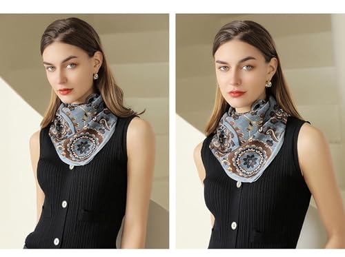 35" Large Square 3PCS Women Fashion Spring Like Silk Scarf Shawl Wrap Sunscreen Shawls head wrap3