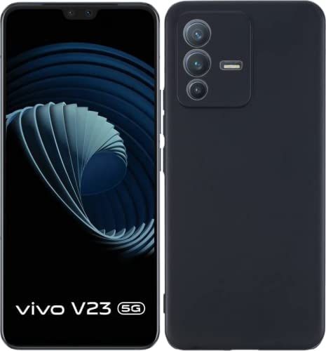 Helix Ultra Slim Rubber Soft Flexible Silicone Protective Case Back Cover for Vivo V23 5G 6.44" - Black (B09R4ZGCYT) Amazon Price History, Amazon Price Tracker