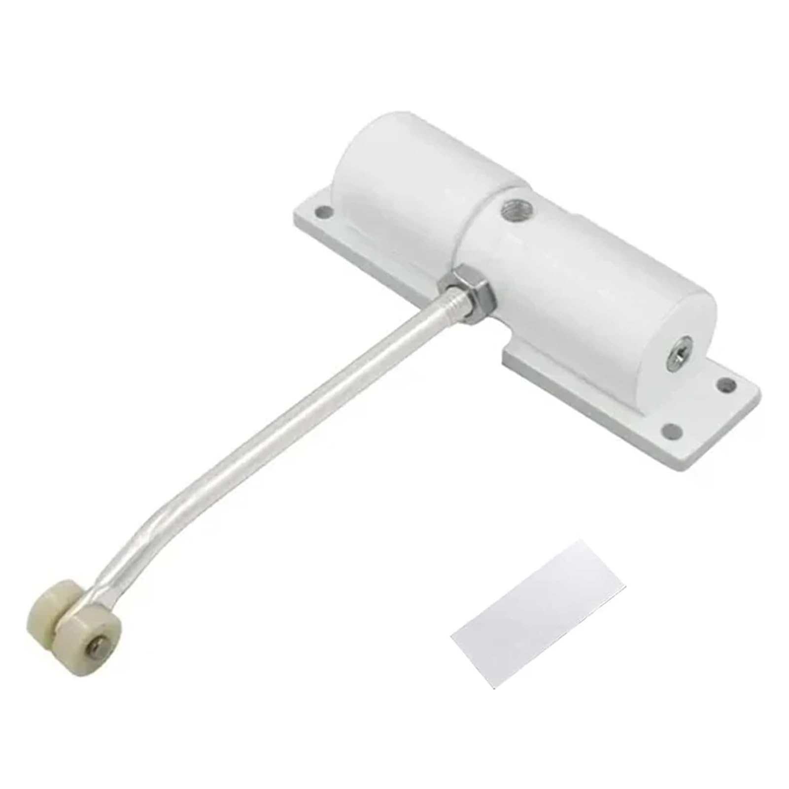 Forvexilla White Alloy Safety Spring Automatic Door Closer Adjustable Closing Door