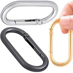 Gold, Silver, Black, 1.97" x 0.94", 3pcs