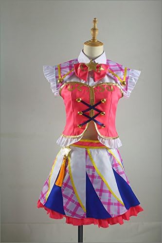 Amazon アイカツ アイドルカツドウ 星宮 いちご コスプレ衣装 アニメ コスチューム ハロウィン 週末ヒロイン イベント クリスマス ギフト 誕生日 男性 S コスプレ 仮装 通販