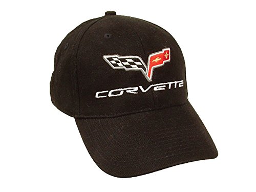 Corvette C6 Black Twill Hat