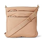 Amazon Essentials AE - Accessories Bandolera Delgada de Nailon Mujer, Gris Topo, Talla única