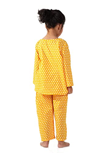 Image of Cotton Night Suit for Boys & Girls | Kids Pajama Set | Baby Girls Top-Pant Set | Kids Dress