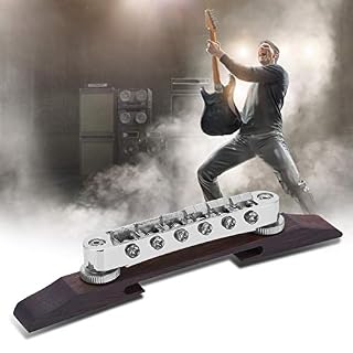 Dilwe chevalet en Palissandre Accessoire pour Instrument de Musique Guitare Jazz de Type LP - Les Beatles, Paul McCartney, John Lennon, RIngo Starr, George Harrison Dilwe chevalet en Palissandre Accessoire pour Instrument de Musique Guitare Jazz de Type LP – Image 6
