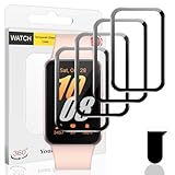 【Modèle Compatible】Contient 4 Pièces haute définition TPU film, uniquement compatible avec Samsung Galaxy Fit 3. Veuillez vérifier la taille de votre montre avant d'acheter