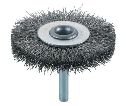 TRUSCO 軸付ホイールブラシ φ65X軸6 ステンレス線 線径0.3 TB-6233