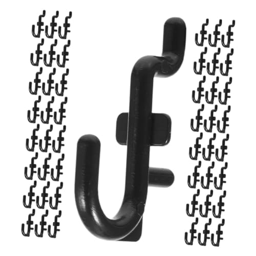 Cabilock 100pcs Heavy Duty Pegboard Hooks Multifunctional Tool Storage Organizer for Garage Workshop Home Retail Display