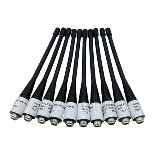 GHZHANG 10PCS Antenna 410-470MHz SMA Port GPS Mini Rubber Duck Antenna For Trimble R10 GNSS For Internal Radio