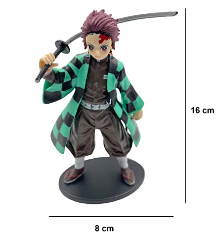 Image of Awestuffs Action Figure Limited Edition for Car Dashboard, Decoration, Cake, Office Desk & Study Table (Tanjiro D Slayer)