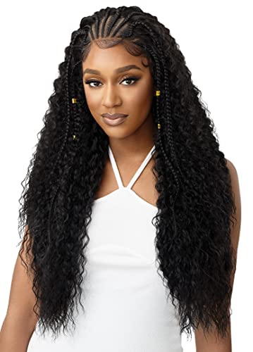 Outre 13x4 Hand Tied Lace Frontal Wig - STITCH BRAID RIPPLE WAVE 30' (1)