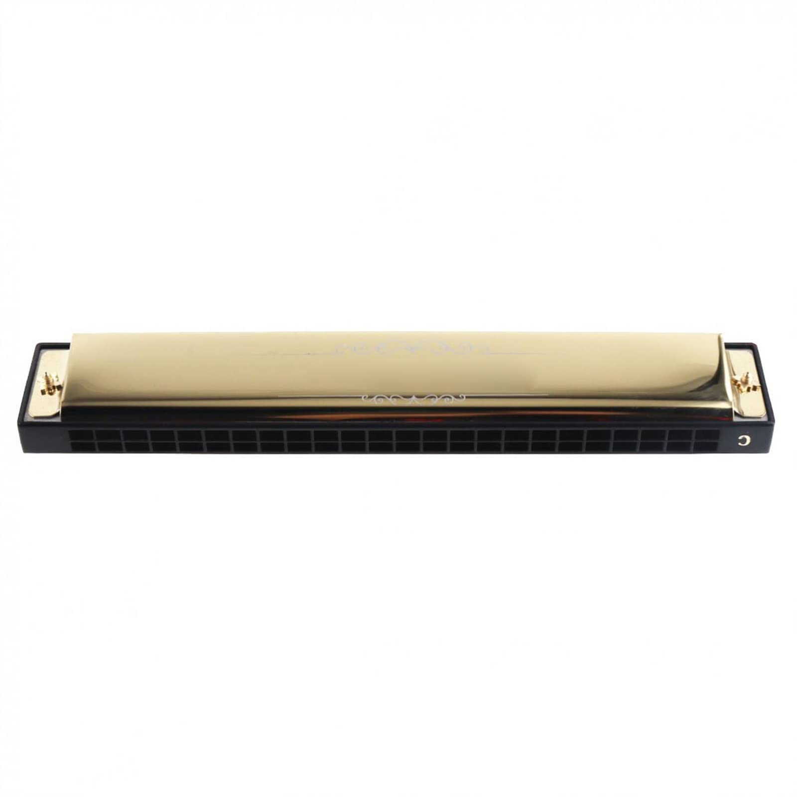 Złoto 24 Otwory Harmonijka Tremolo Tone Key C Harfa Usta Organy Instrumenty Muzyczne Harmonijka Dla Początkujących