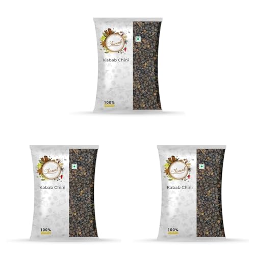 Image of Chounk Kabab Chini Natural Fresh & Pure | KababChini | Shital Chini | Tailed Pepper | Vegan | Gluten Free kebabchini 100 gm (Pack of 3)