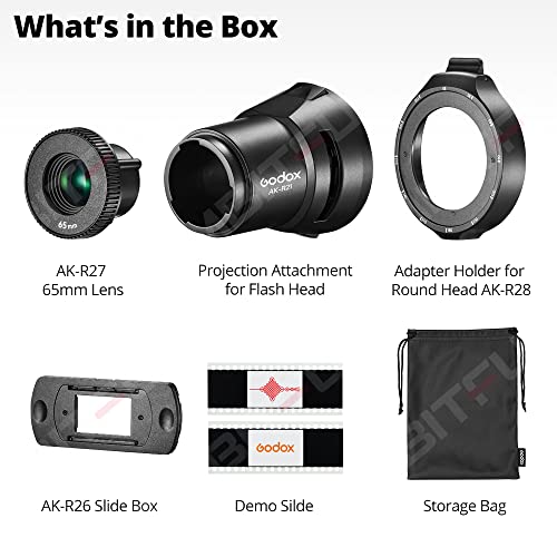 Godox AK-R21 Speedlite Projector Flash Split Focalize Conical Snoot Optical Condenser for Godox V1 AD100PRO H200R AD200 - Image 2